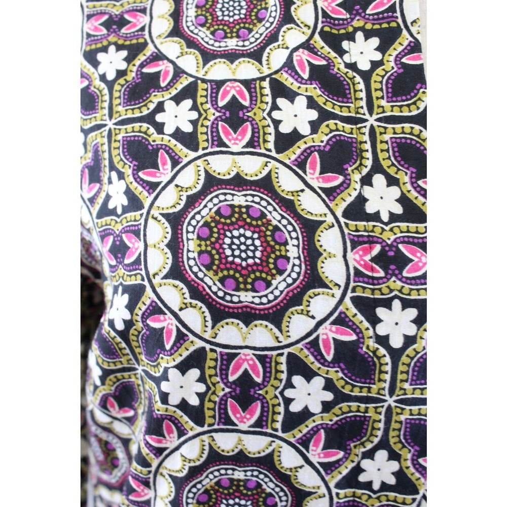 NWT Jude Connally Medallion Mosaic Print Tiered Midi Maxi Dress Size XS Tie - Picture 7 of 8